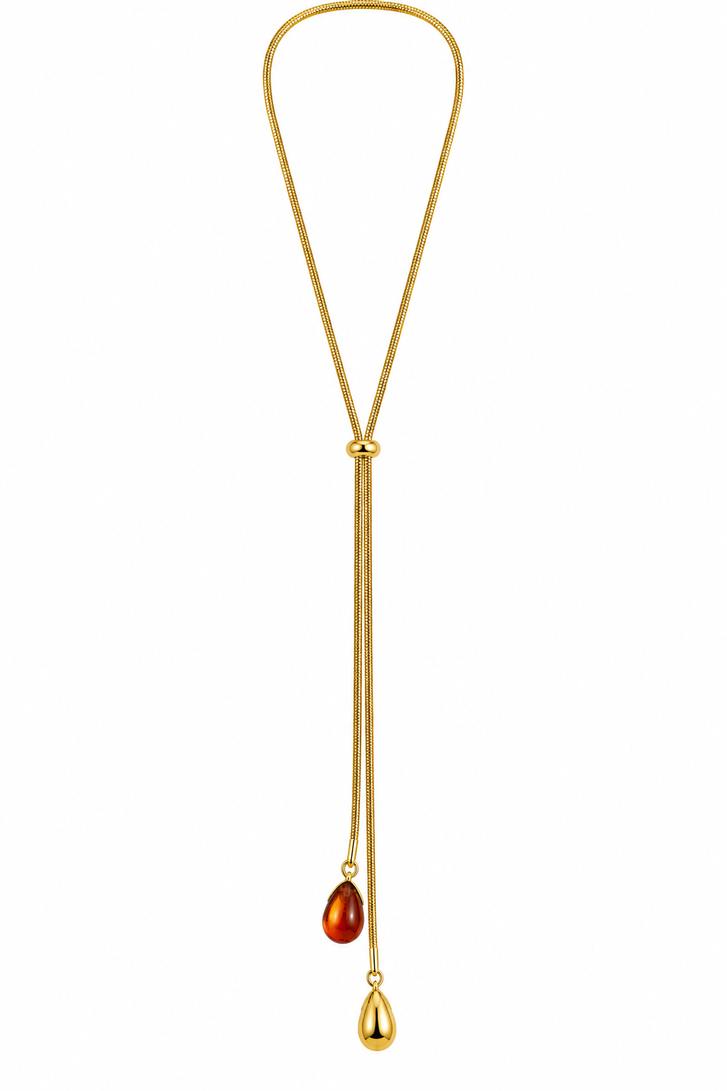 Collana Saliscendi Ambra