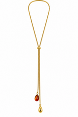 Collana Saliscendi Ambra
