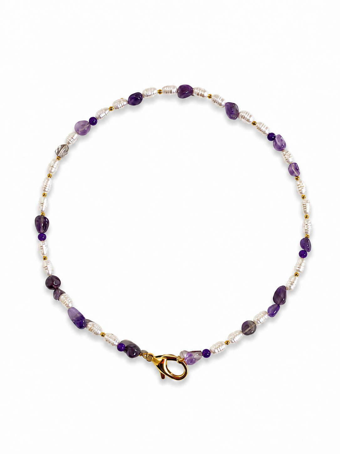 Collana perle di fiume e Agata naturale