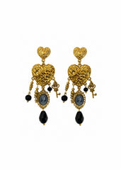 Orecchini Cuore Imperiale