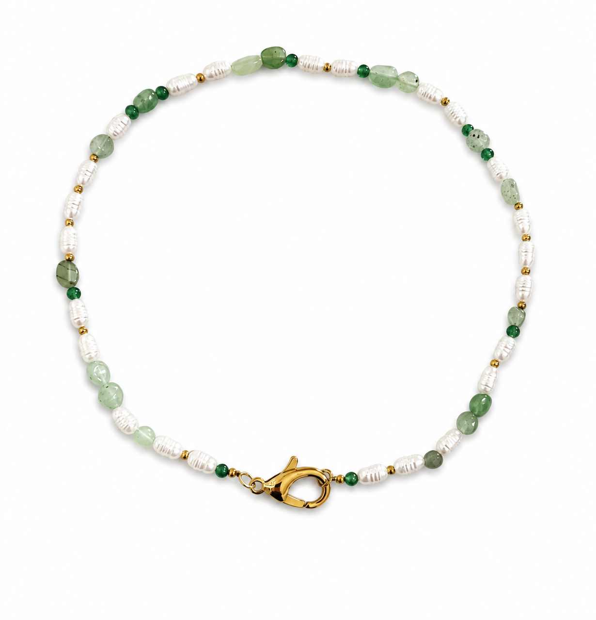 Collana perle di fiume e Agata naturale