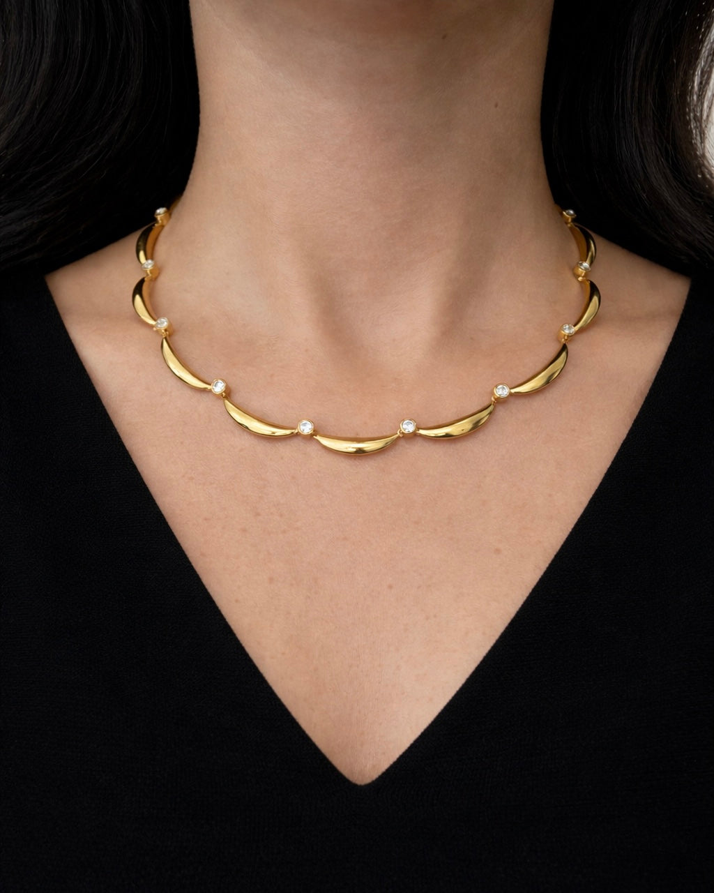Collana Luna Crystal