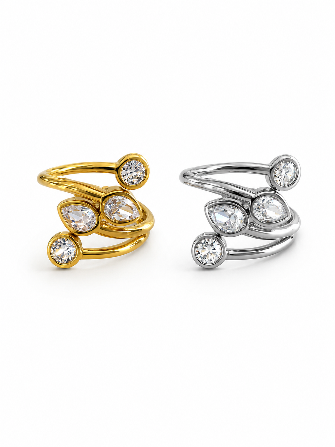 Anello gocce di Luce