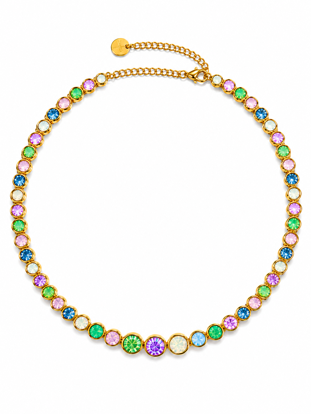 Collana Tennis Pastello