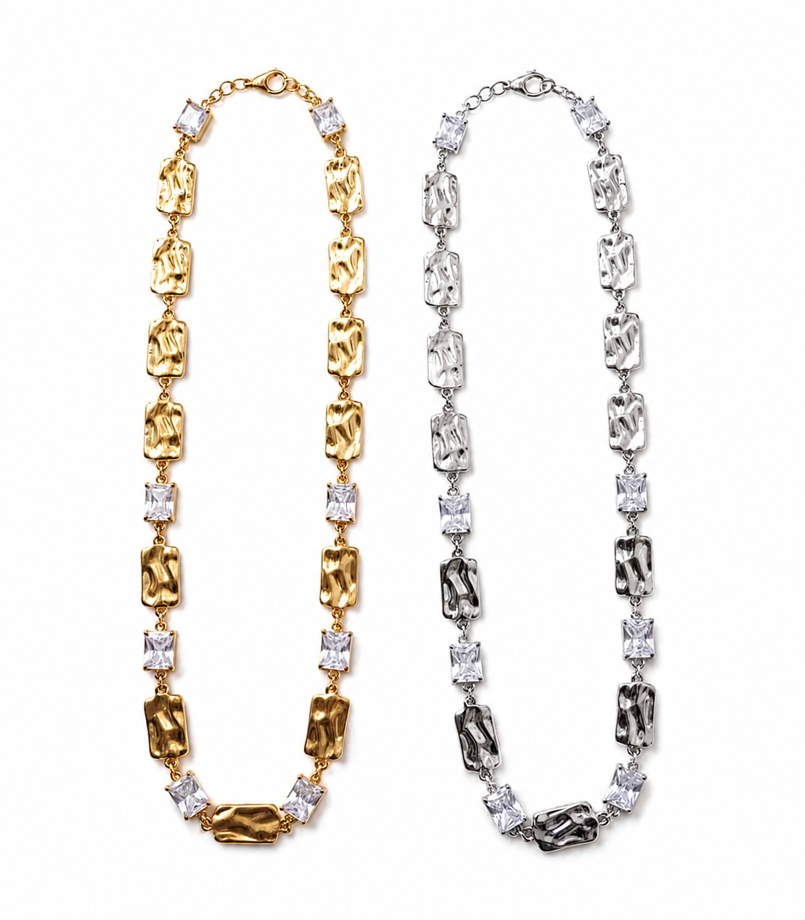 Collana Crystal Martellata