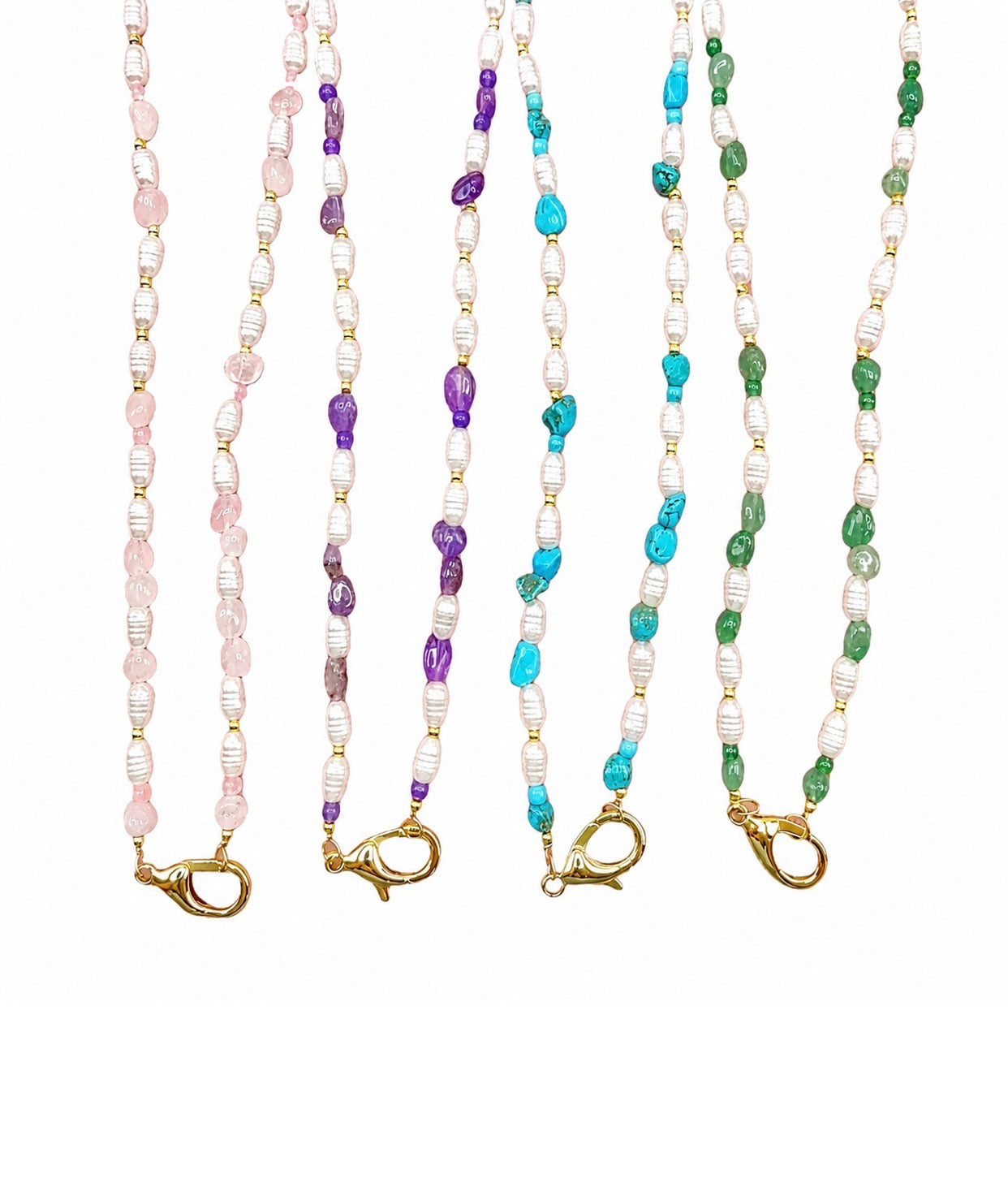 Collana perle di fiume e Agata naturale