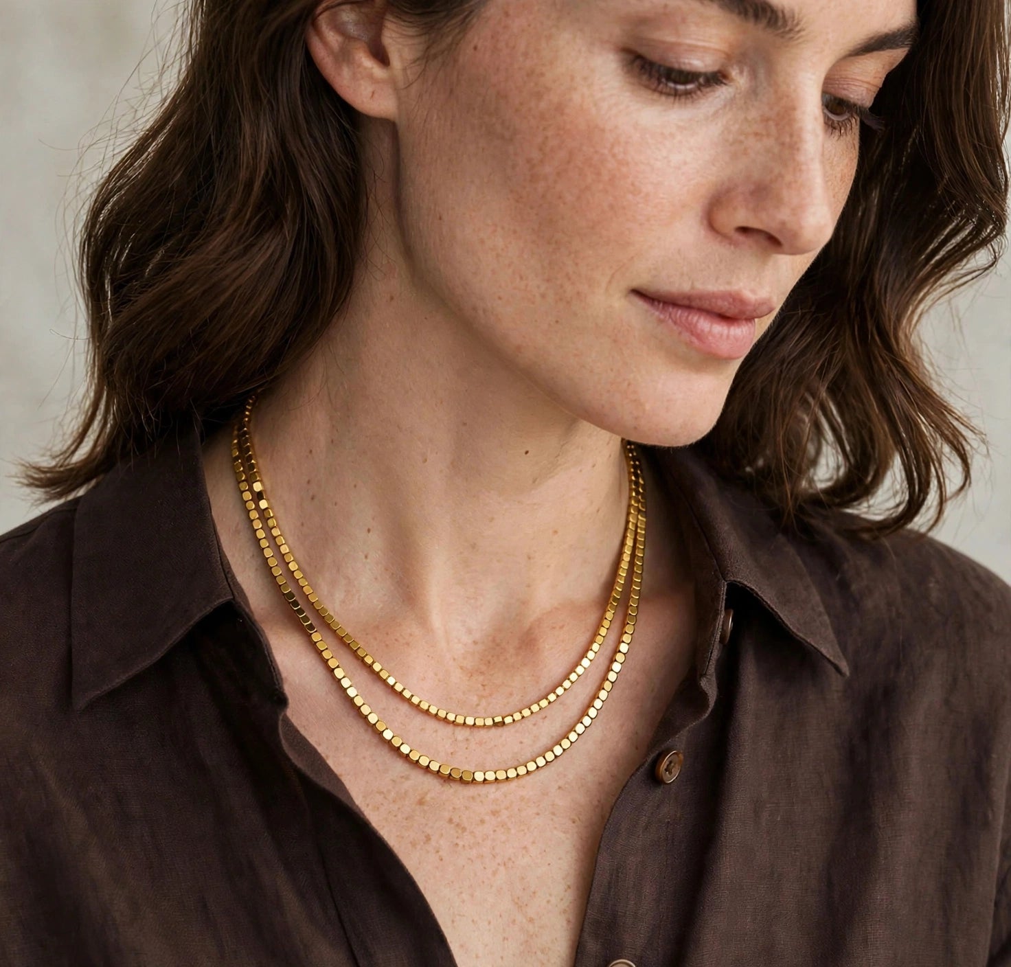 Collana Cubica Gold