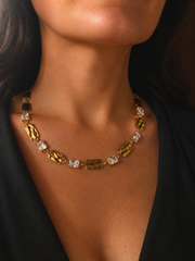 Collana Crystal Martellata