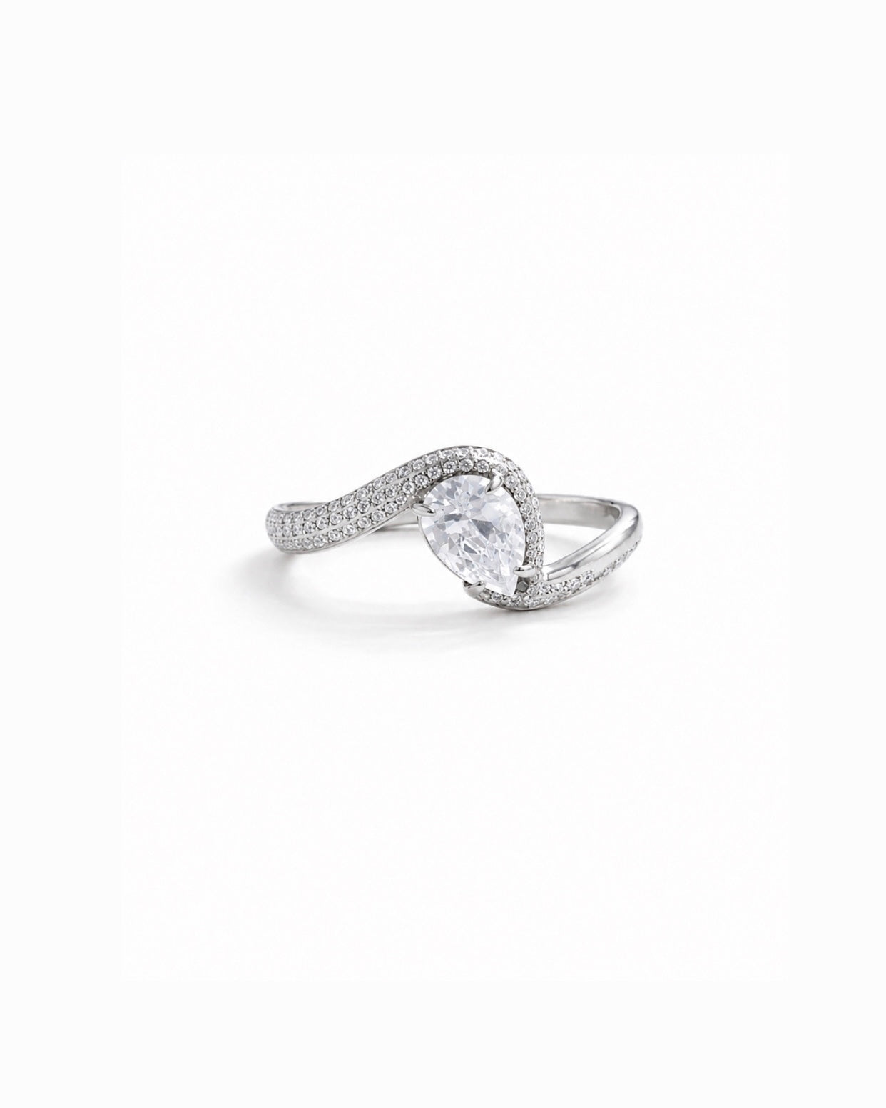 Anello Crystal Goccia