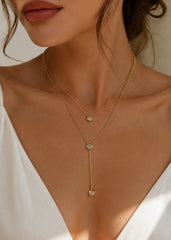 Collana tre punti luce