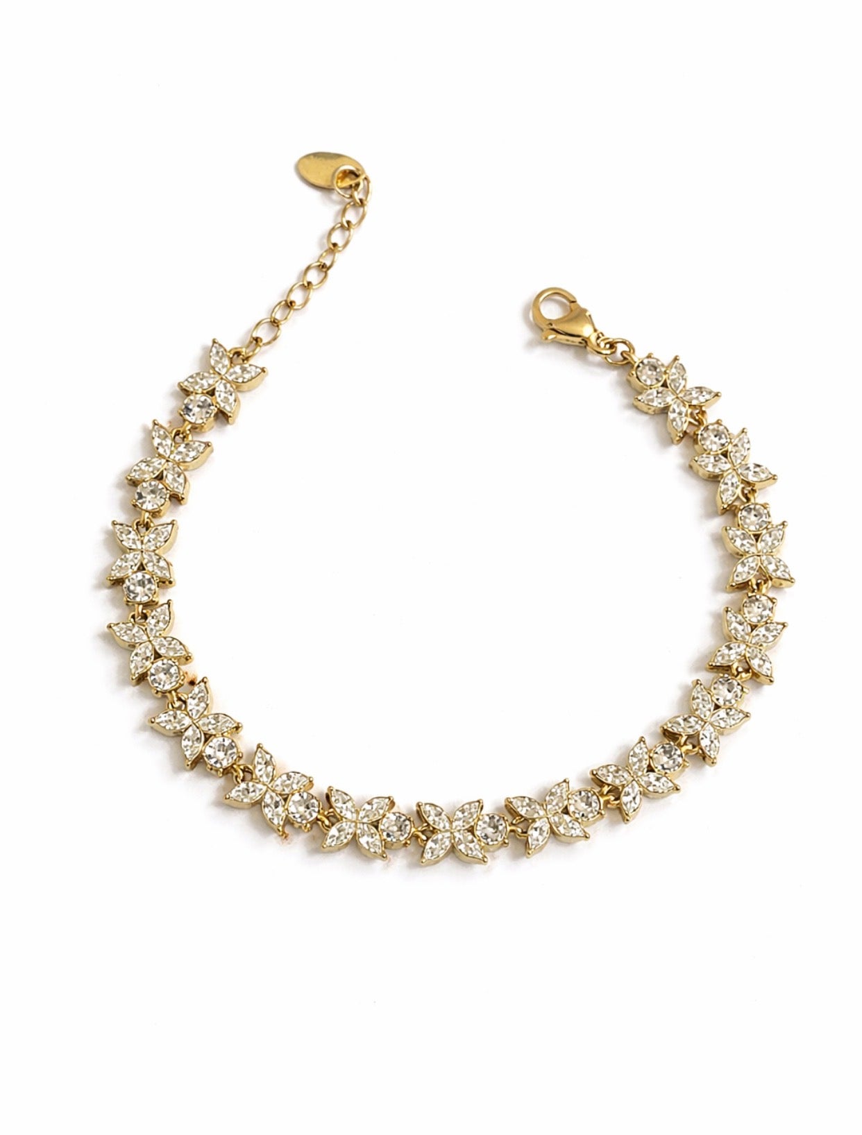 Bracciale fior di Cristallo