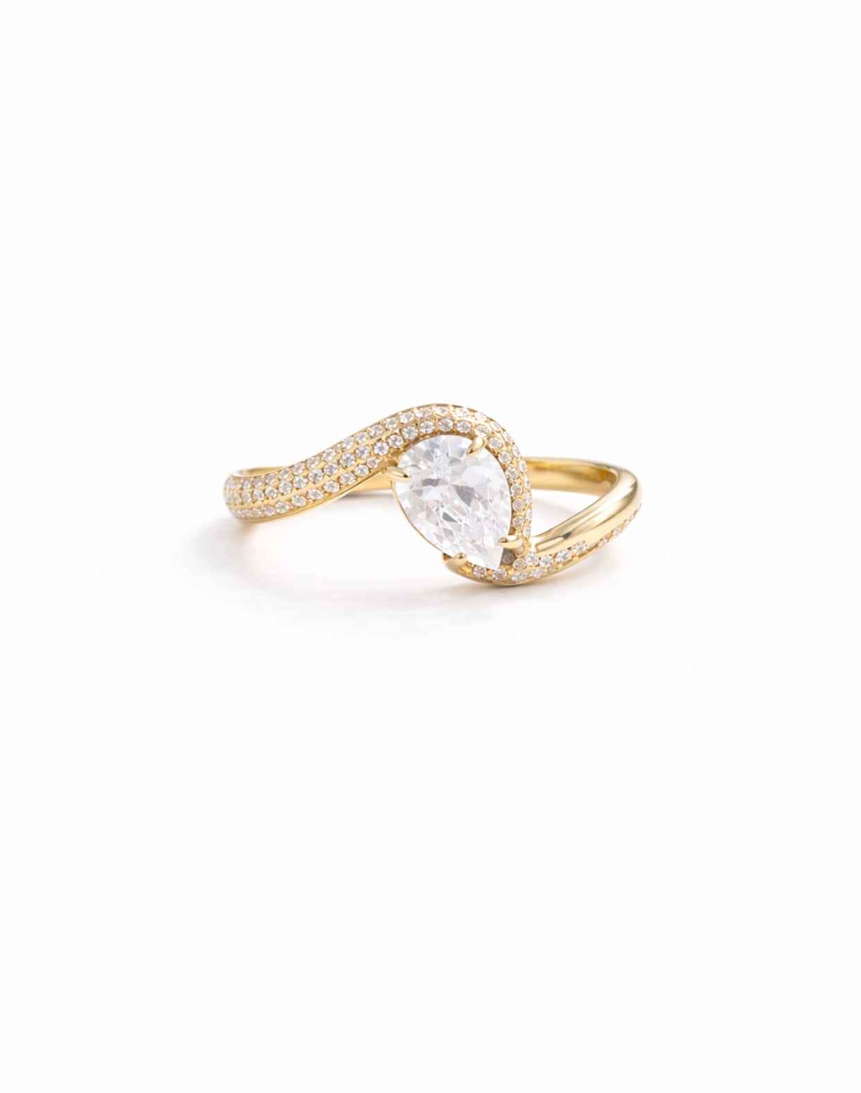 Anello Crystal Goccia