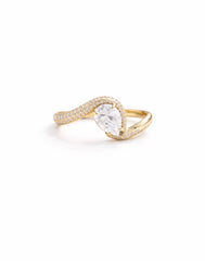 Anello Crystal Goccia