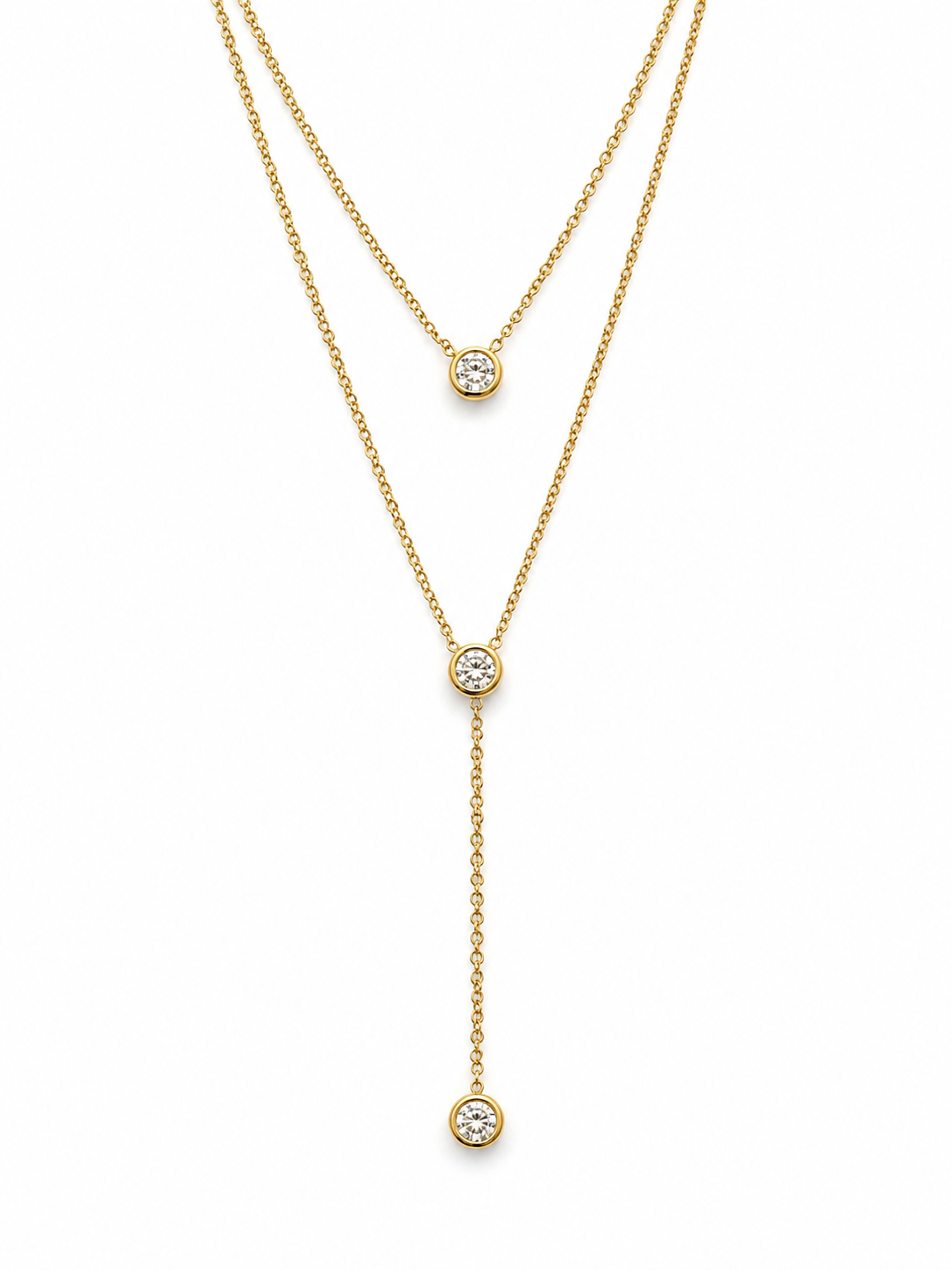 Collana tre punti luce
