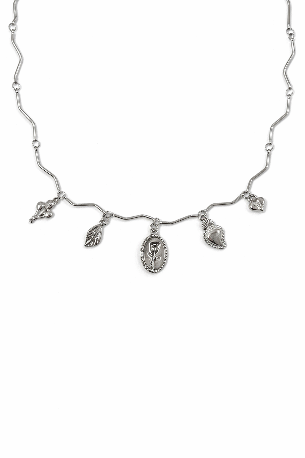 Collana Rosa Charm
