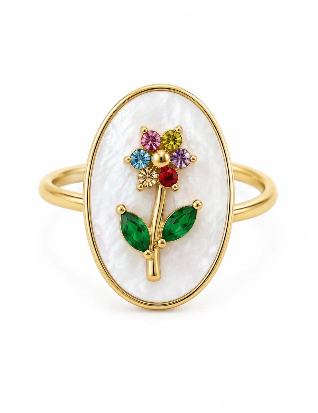 Anello Fiona Color Madreperla