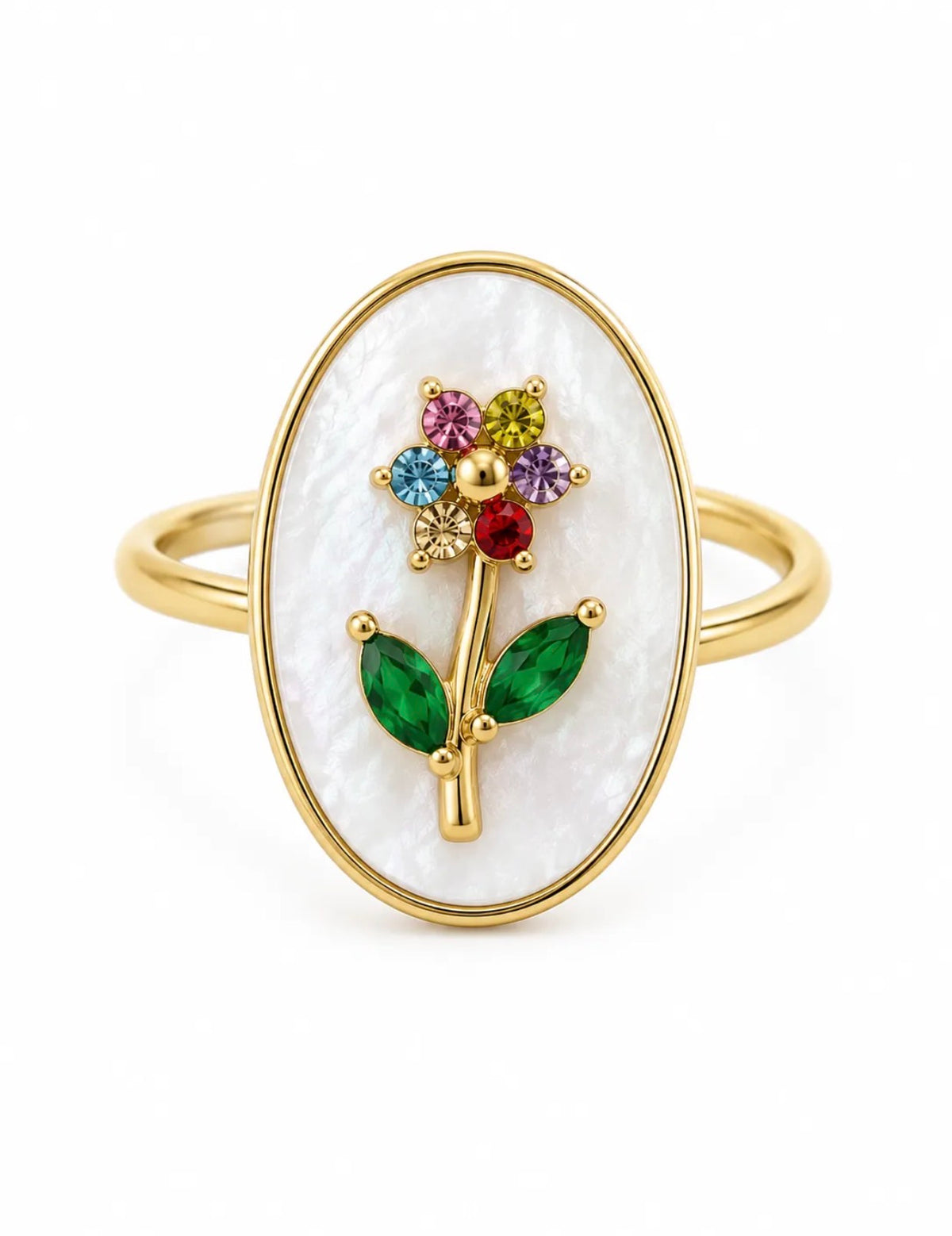 Anello Fiona Color Madreperla