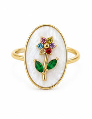 Anello Fiona Color Madreperla