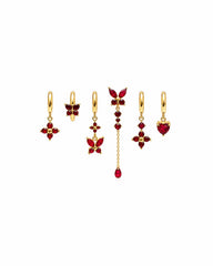 Set Orecchini Red Dafne