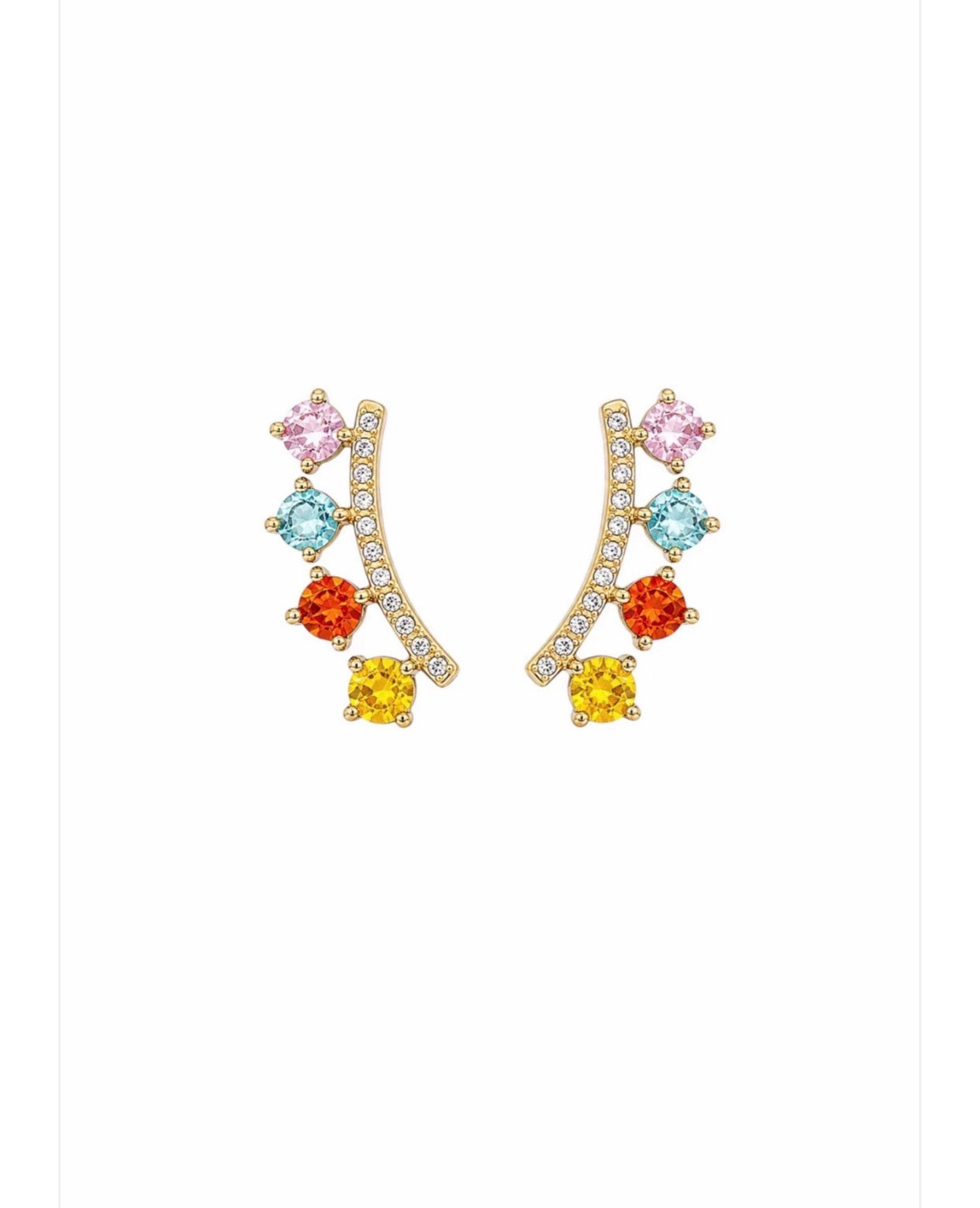 Orecchini Cristal Multicolor