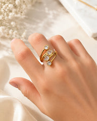 Anello gocce di Luce