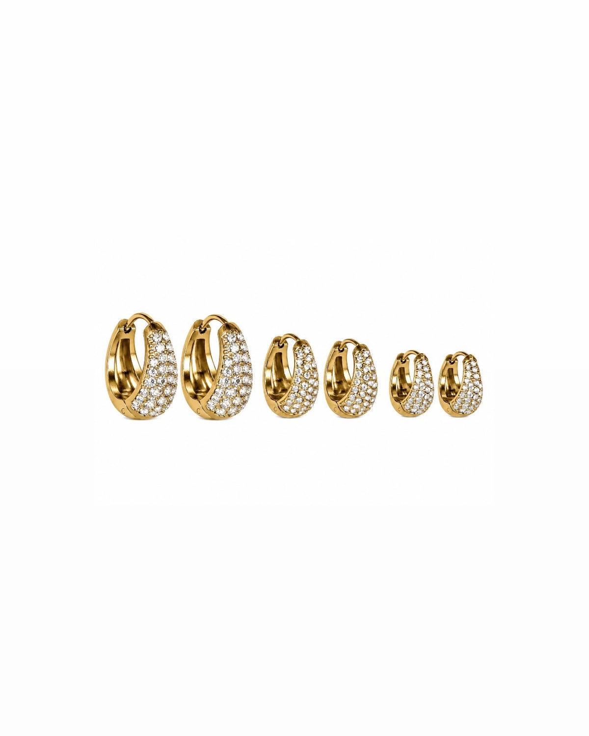 Set orecchini Luna Pavé