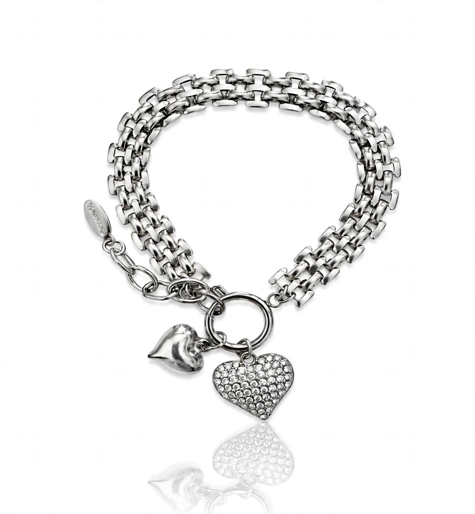 Bracciale Cuore Pavè