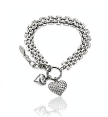 Bracciale Cuore Pavè