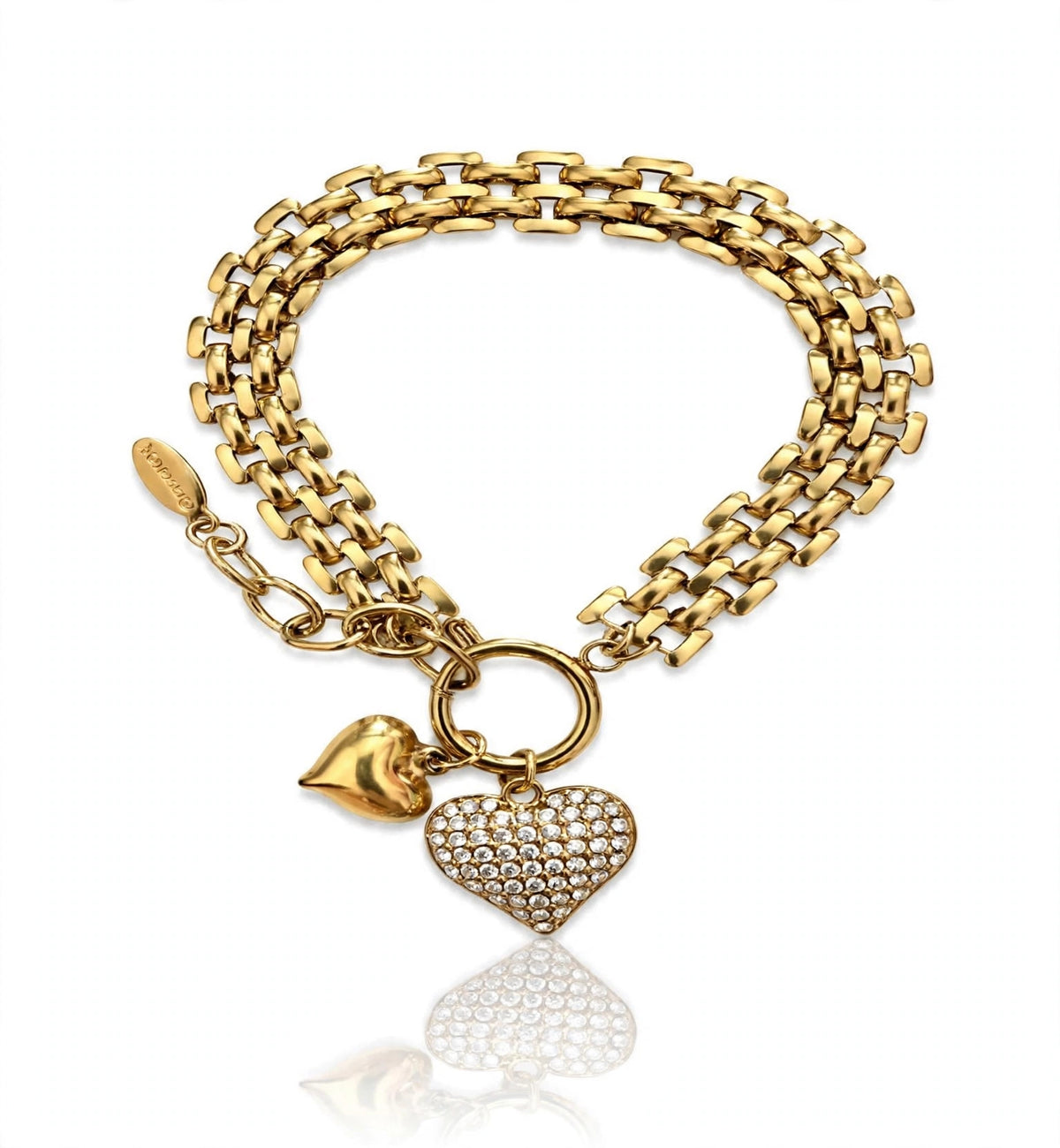 Bracciale Cuore Pavè
