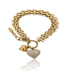 Bracciale Cuore Pavè